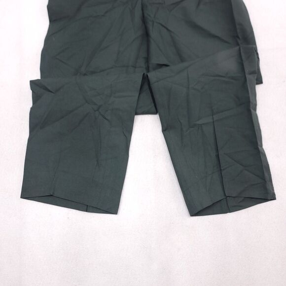 DSCP Medium Wash Button Zip Casual Chino Pants Mens Size 35S Green - Picture 3 of 9